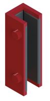 ACLA, Guide Shoe Insert - TYPE HSMKW - 100 X 29.5 X 30.5 mm; GROOVE 10
