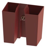 ACLA, Oil Colledtion container MB 5, 10, 16, 19, 28mm - 120 X 75 X 110/125 mm; FOR RAIL 16 mm