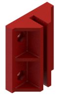 ACLA, Guide Shoe - TYPE VS 100 - 100 X 75 X 35 mm; GROOVE 6.5 mm; VS100