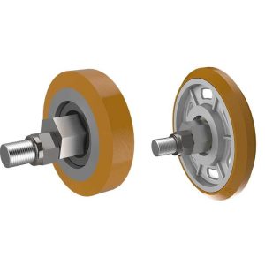 ASPAR - GUIDE SHOE’S ROLLER (POLYURETHANE) - FLATSHAFT - Ø 100 mm (L:50-60-70 mm)