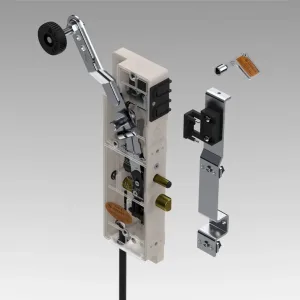 CAN-LIFT - Double Safety Double Pinned Lift Landing Door Locking Device