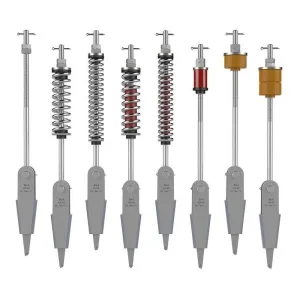 ASPAR - Ø 6-8 mm ROPE ATTACHMENT / WITH SPRING /AXLE LENGHT: 320
